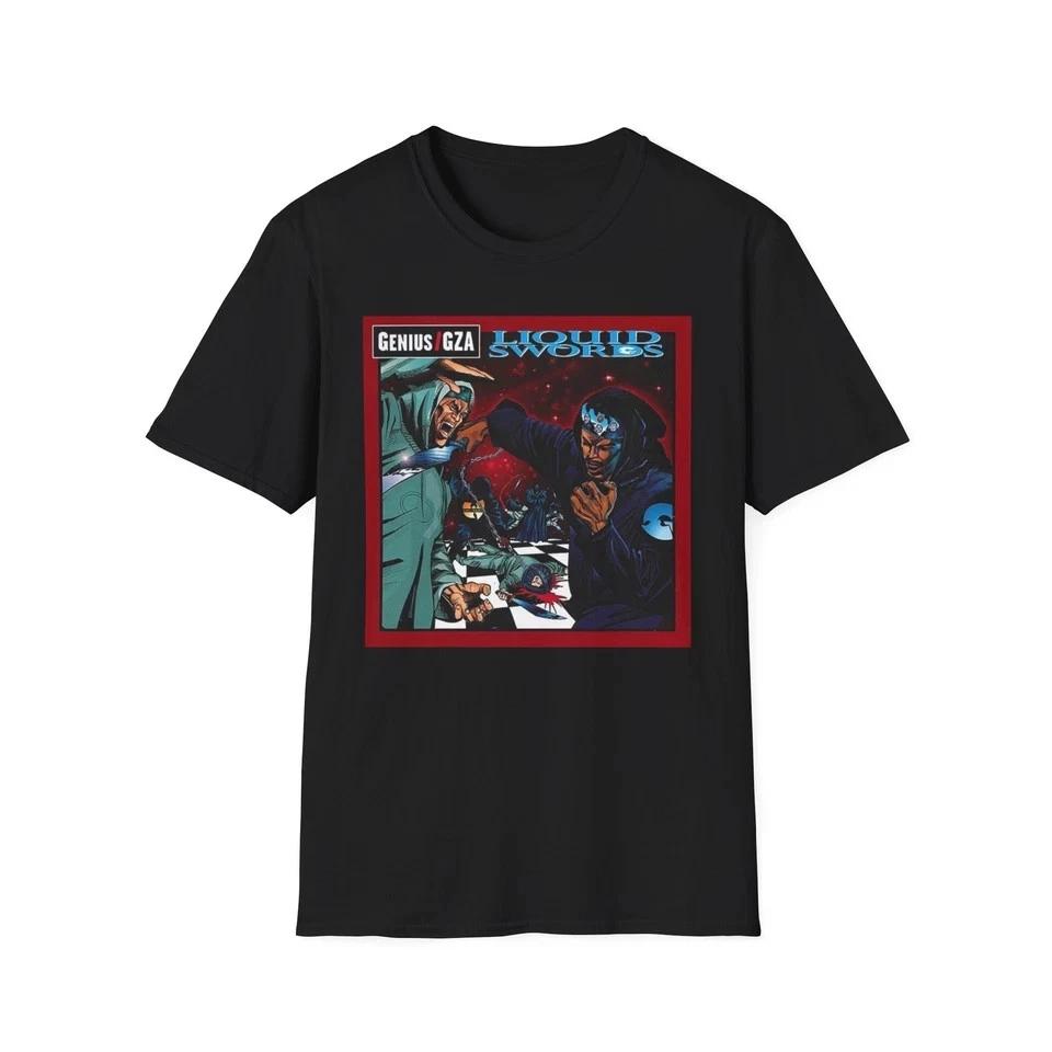 

GZA Liquid Swords Album Cover 90s Hip Hop T-Shirt For Unisex Full Size S