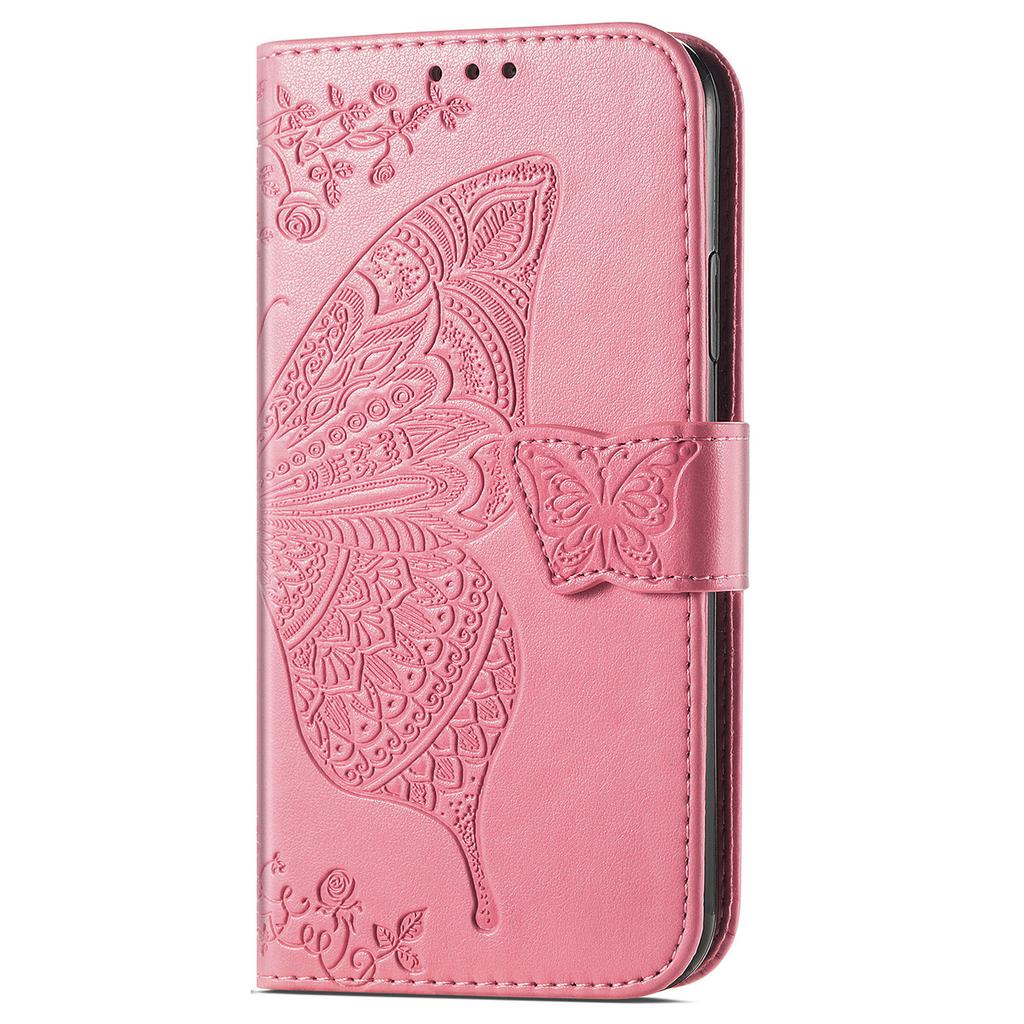 For TECNO Spark 30C 4G Case PU Leather Wallet Phone Cover Butterfly Pattern