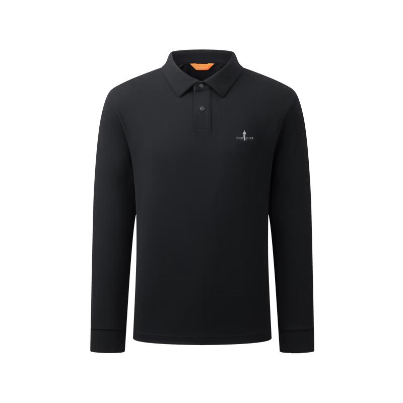 Biyinlefen Men's Lightweight Soft Stretch Long Sleeve Polo Shirt