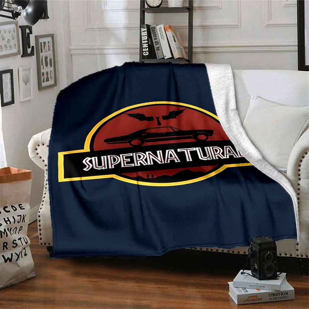 1pc Supernatural 19 Blanket Soft Warm Throw for Home, Office, Travel All Season Cozy Bedding Gift, Office Cozy Accessory