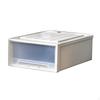 Plastic Storage Box, Drawer Organizer, Transparent Multitier Closet Cabinet for Clothes, Large