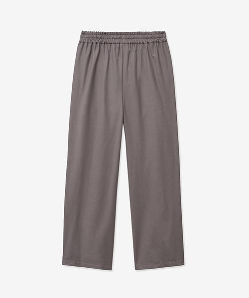 Lady Volume [All-Season] Banding Loose Wide Slacks_Lighe Beige