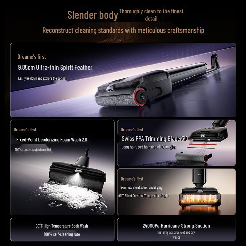 Dreame T60 Ultra-Thin All-in-One Floor Washer