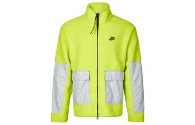 Jackets Men's Green Stand Collar Moderate Other DD5022-345