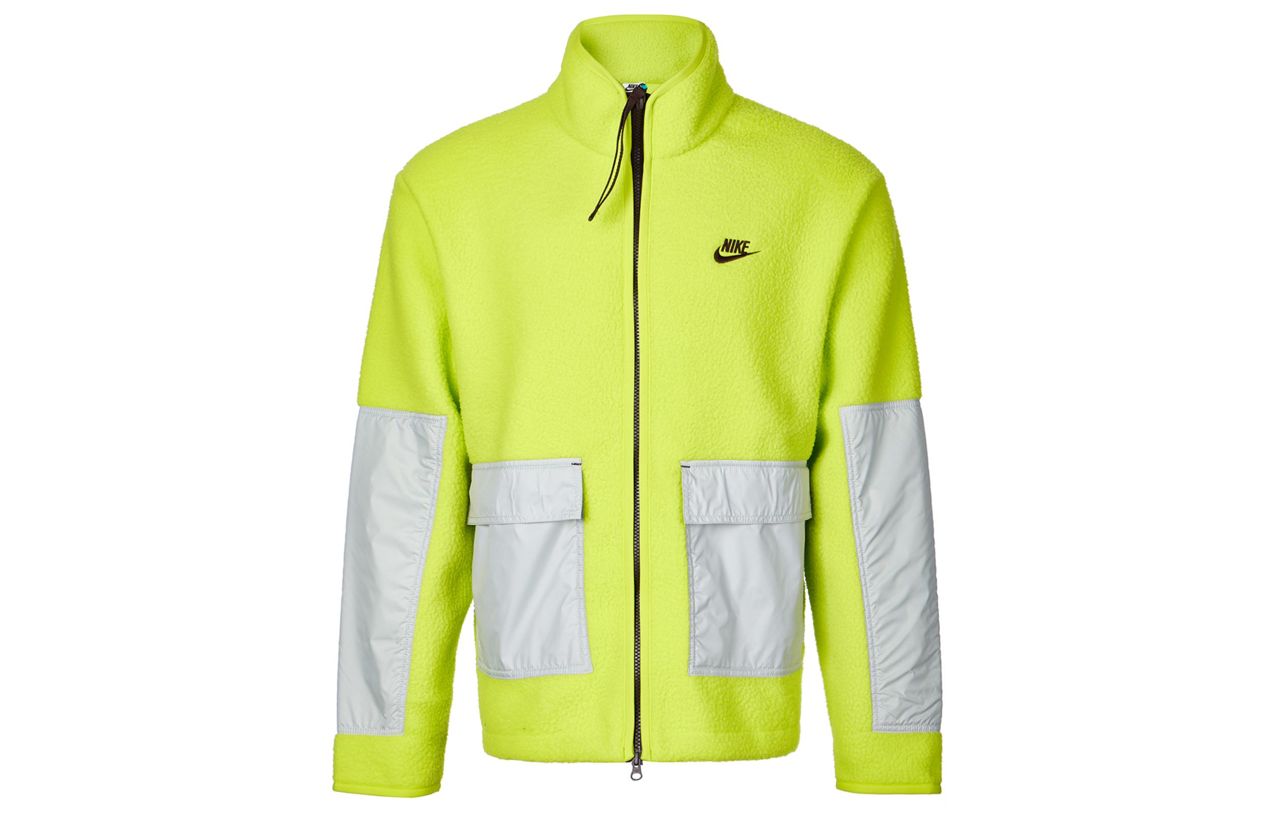 

Nike Jackets Men s Green Stand Collar Moderate Other DD5022-345 L