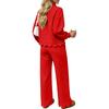 Women's 2 Piece Sweatsuit Set, Sweatshirt and Wide Leg Pants Tracksuit for Casual Wear and Lounging