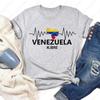Free Venezuela Libre Graphic Unisex Cotton Tshirt Peace  Sovereignty Flag Creative Trend Casual Style Printed Women Man Tops