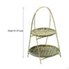 Bamboo Woven Basket ,Kitchen Counter Organizing ,Portable, Fruit Food Vegetable Storage for