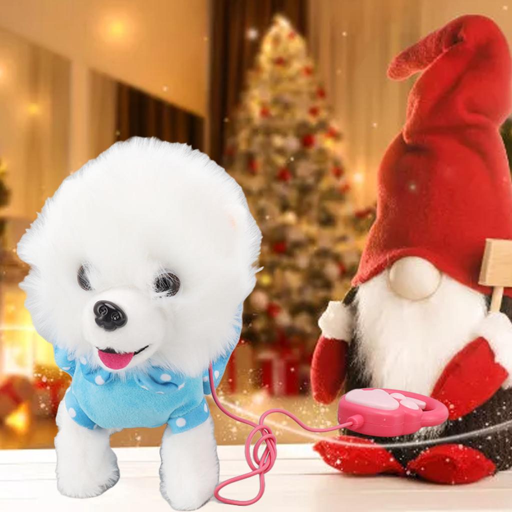 Electronic Plush Dog Interactive Puppy Singing Walking Toy with Remote Control Leash Kids Toddler Birthday Gifts