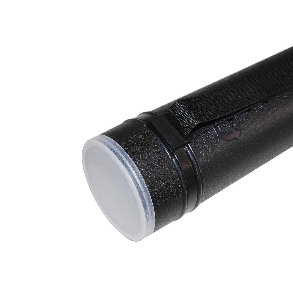 Telescopic Archery Quiver - Black Plastic Arrow Storage Tube