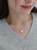 Before Moonrise Plum Heart Pendant Necklace Sn214S