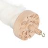 Hand Carved Yarn Spinning Kit Wooden Spinning Wheel Practical Drop Spindle  For Beginners