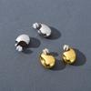 Glossy Water Drop Earrings: S925 Silver Needle, Trendy Light Luxury, High-End Summer Style Studs.