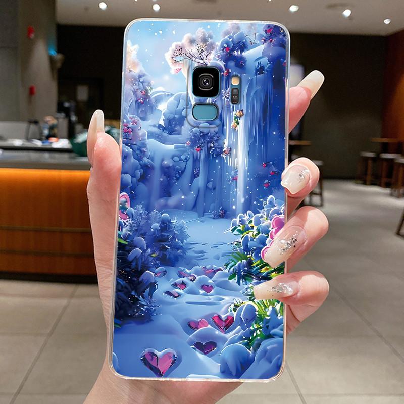 Casing For Samsung Galaxy S9 Case Samsung S9 Plus S9+ Back Cover Aesthetic Fashion Cute Cat Soft Silicone Transparent Phone Case