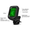 Guitar Tuner Anti-Slip Sensitive Accurate Automatic Tuning ABS Digital Clip on Fast Tuning