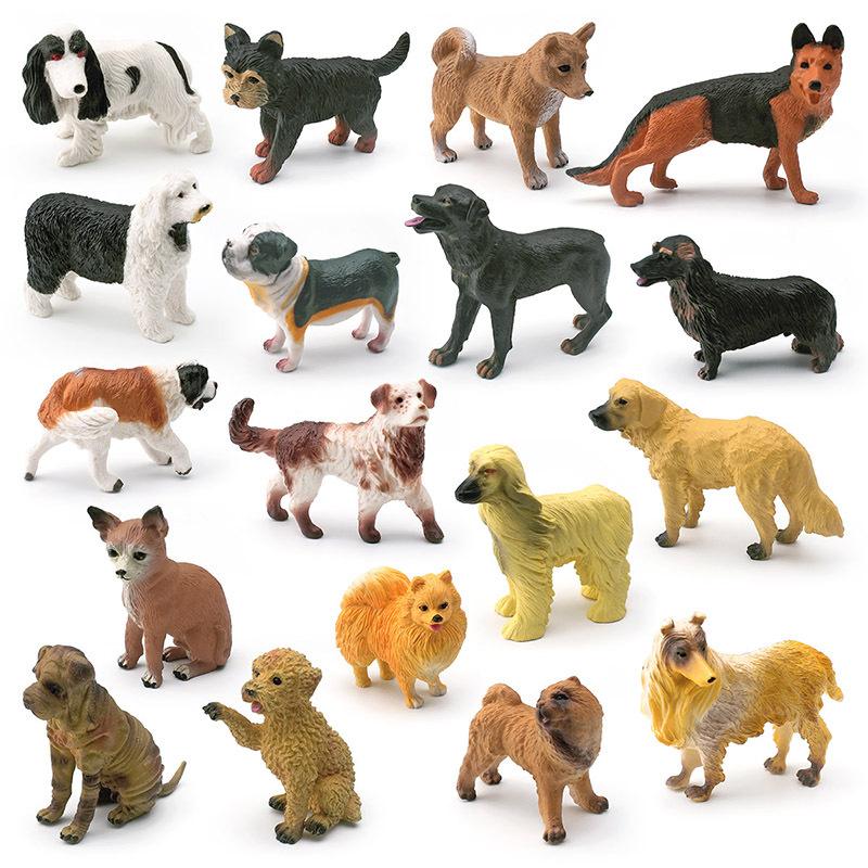 18 Simulated Basset Dog Great Dane Newpoliton Labrador Dog Pet Dog Model Static Ornament