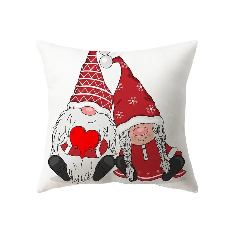 Christmas Themed Pillowcases Car Accessories Office Santa Claus Living Room Sofa Home Pillowcases
