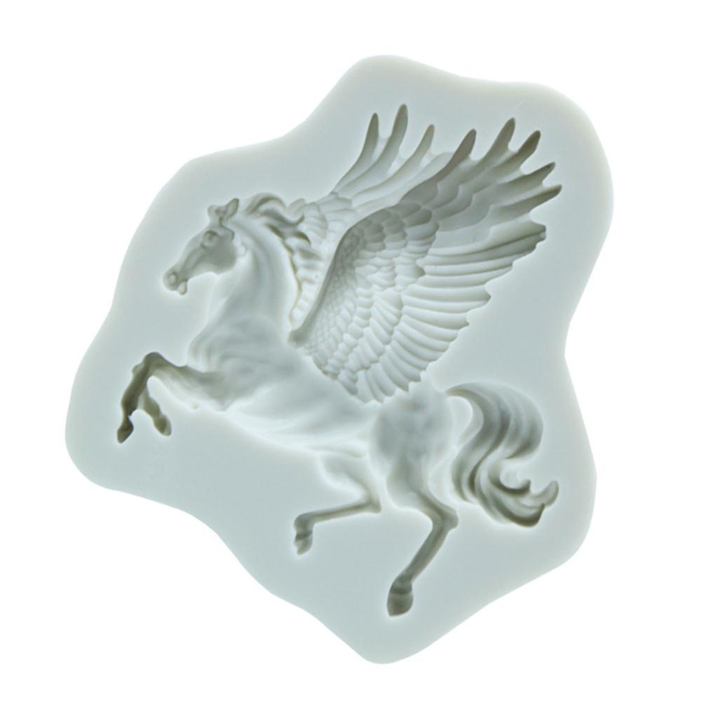 Flying Horse Shaped Chocolate Moulds Cake Molds DIY Fondant Moulds Baking Accessories Baking Gadgets for Cake Decorating