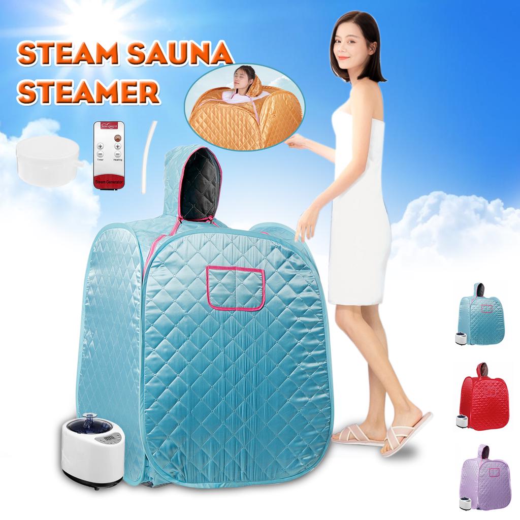 Steam Sauna Steamer Spa Room Benefit Slimming Full Body Folding Therapy