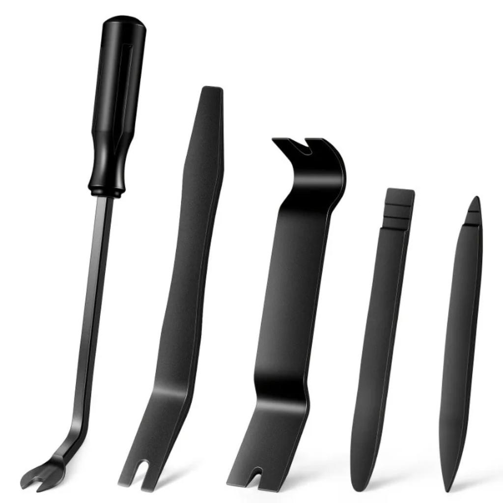 Non Scratch Plastic Pry Set Vehicle Trim Removal Tool Kit 4-5Pcs Door Panel Fastener Extraction Uses for Auto Accessories
