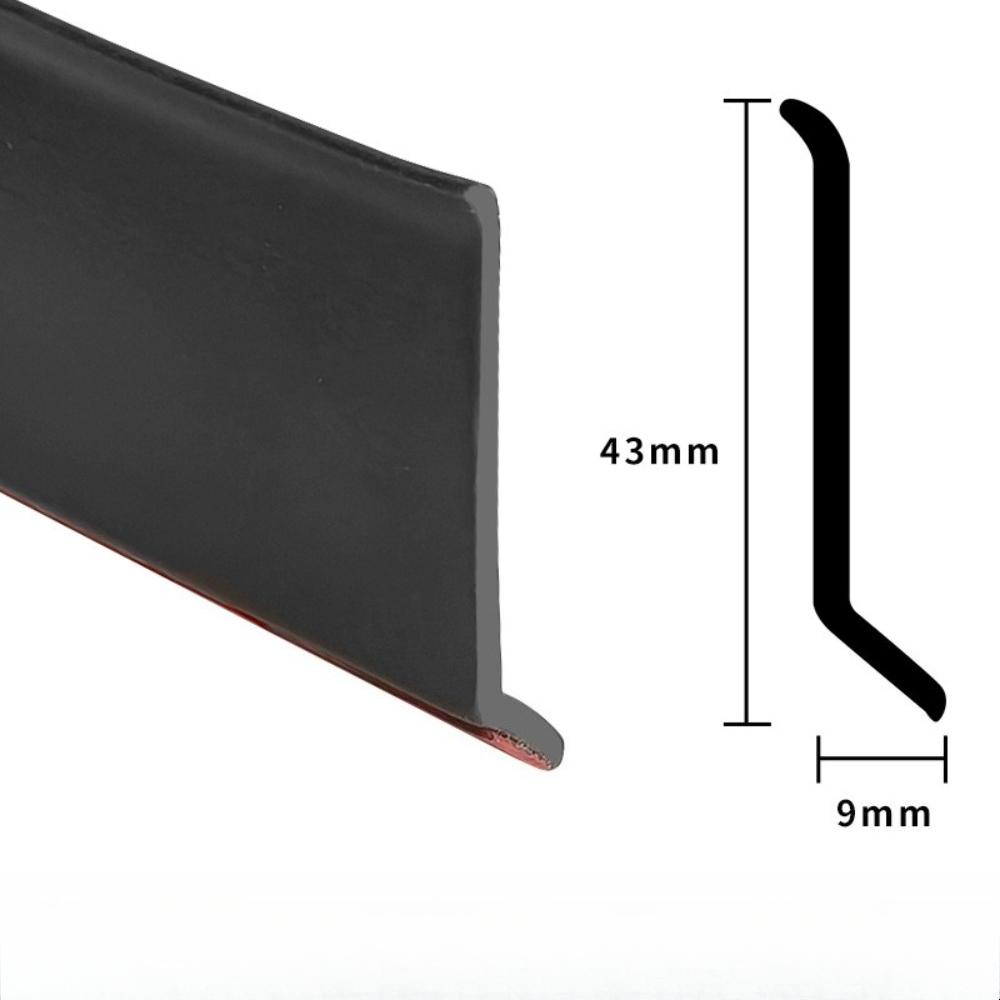 Sliding Window Water Barrier Outdoor Rain Deflector Strip Door Rain Drip Edge Exterior Waterproof Weather Seal Strip