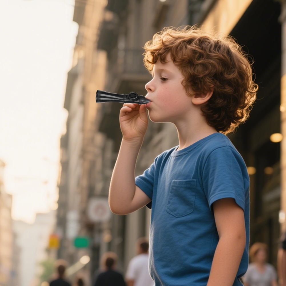 Portable Kazoo Flute Easy To Learn Funny Musical Whistle Plastic Dudu Mouthpiece Flute Unique Gift for All Ages