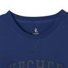 Skechers Sport Lifestyle Series Simple Round Neck Pullover Short Sleeve T-Shirt Women tops Medieval-Blue L225W044-007D