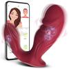 APP-controlled Wearable Penis Vibrator, Panty Vibrator, Female Wearable Vibrating G-spot Clitoral Stimulator, Female Masturbator, Sex Toy