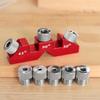 30/45/90° Drill Guide Jig Multi-functional Drilling Guide Fixture Pocket Hole Jig  For Woodworkers