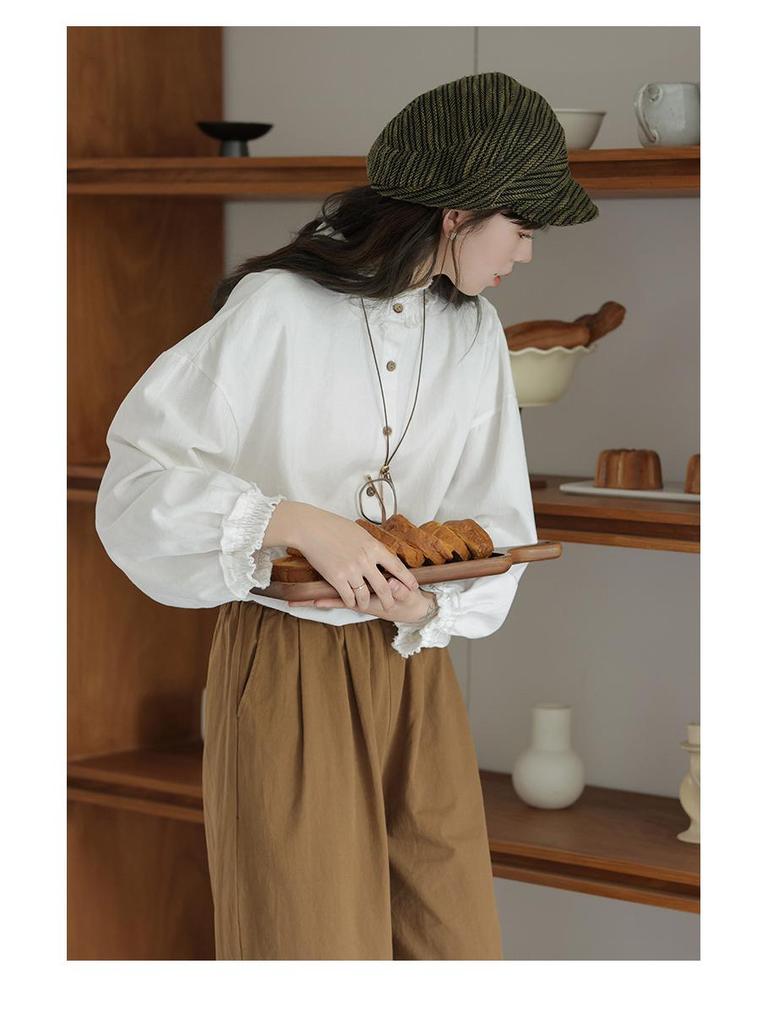 Vintage žlutý pletený kardigan v japonském stylu - Volný střih, Jednořadé zapínání, Malá velikost, Kapsy