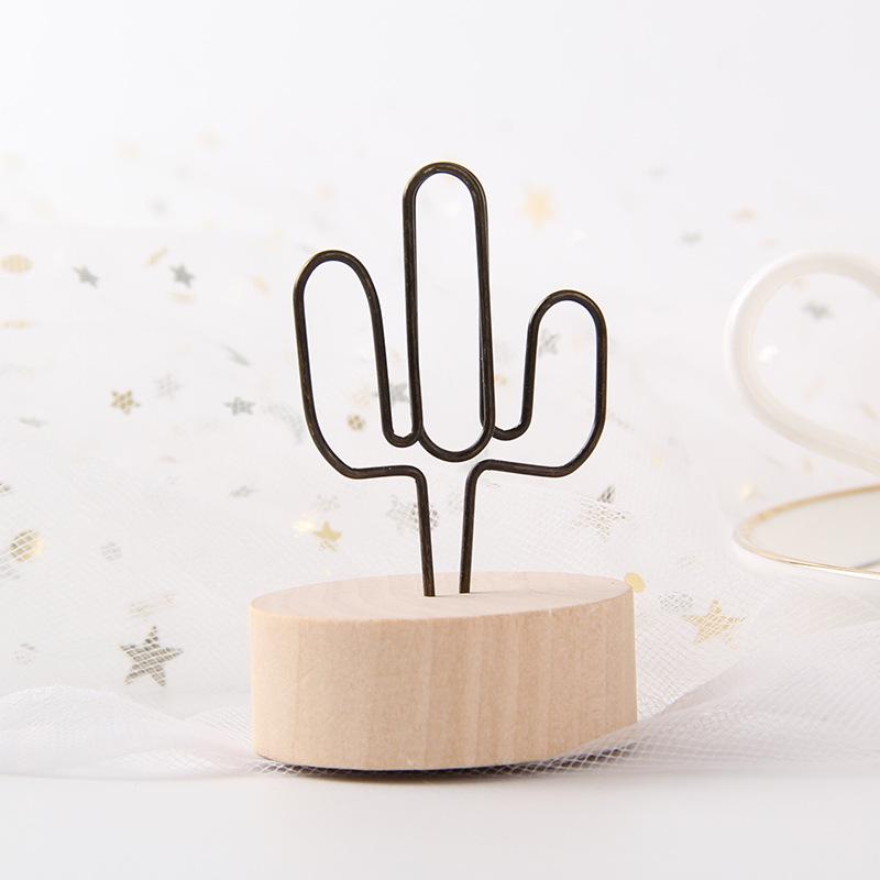 Retro Wooden Memo and Photo Clip - Cute Home Decor Ornament