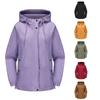 Neue Frühjahrs- und Herbst-Freizeit-Windjacke Damen Locker Winddicht Jacke Mit Kapuze Langarm Basic Winddichte Jacke für Damen