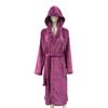 Couples' Casual Flannel Hooded Bathrobe Pajamas