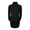 Women's Fashion  And Winter Thick Two-lapel Retro Thick Line Dress
