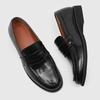 Luxuriöse Slipper Herren Echte Leder Italienische Loafer Schuhe Für Herren Schwarzes Lackleder Formelle Oxford Herren Hochzeitsschuhe