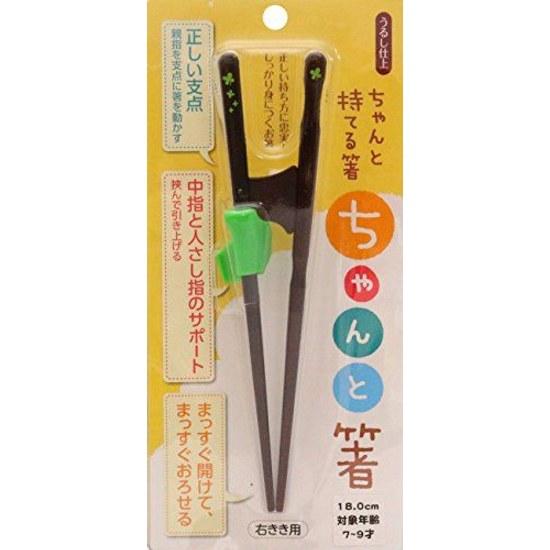Ishida Childrens Chopsticks Black 18cm