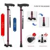 Kodeno Elderly Telescopic Walking Stick with Light