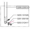 Fadenführung #0291000159 Für Durkopp Adler 267 367 467 550 667 669 827 867 Nähmaschine