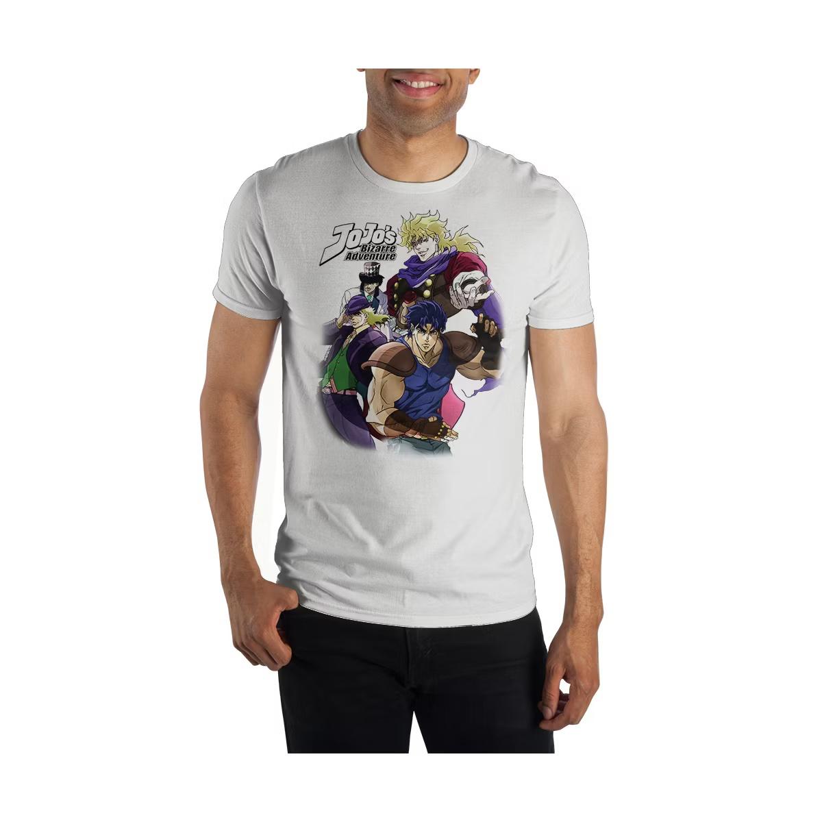 

2026 Fashion Jojo Bizarre Adventure Unisex Summer High Quality Tshirt Japanese Anime UNISEXga Shirt UNISEX Cartoon Oversized T Shirt 3XL