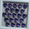 9 PCS Natural Purple Ceylon Sapphire Heart Cut Gemstone CERTIFIED Lot 6x6 MM RS-016