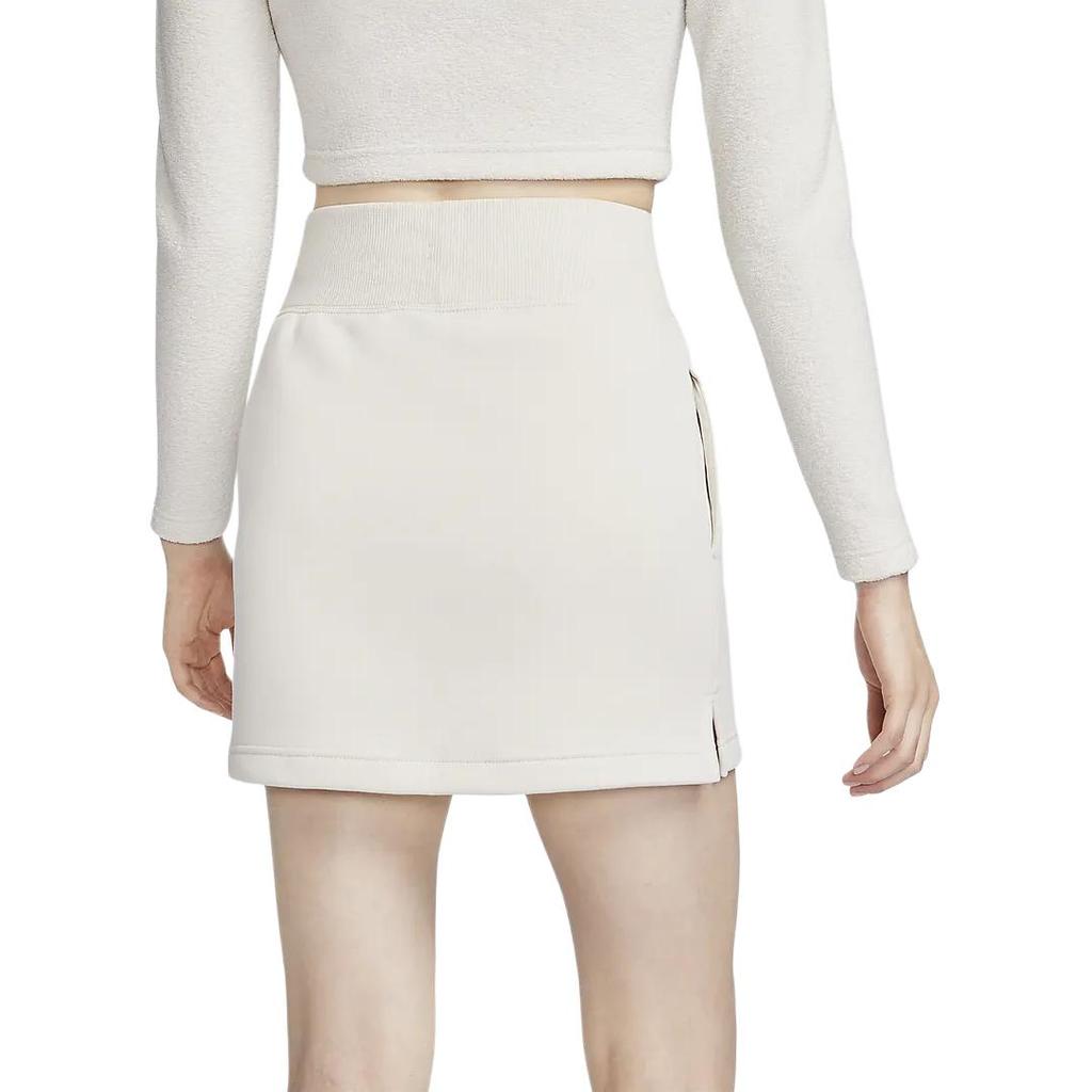 New Nike Sportswear Phoenix Fleece Casual Short Skirts Women's Light Rosewood Umber FV6319-104