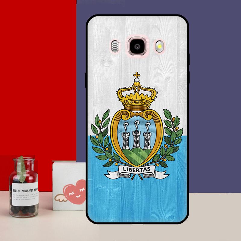 San Marino Flag Case For Samsung Galaxy J4 J6 Plus 2018 J8 A6 A7 A8 A9 J1 A3 A5 2016 J3 J5 J7 2017 Cover