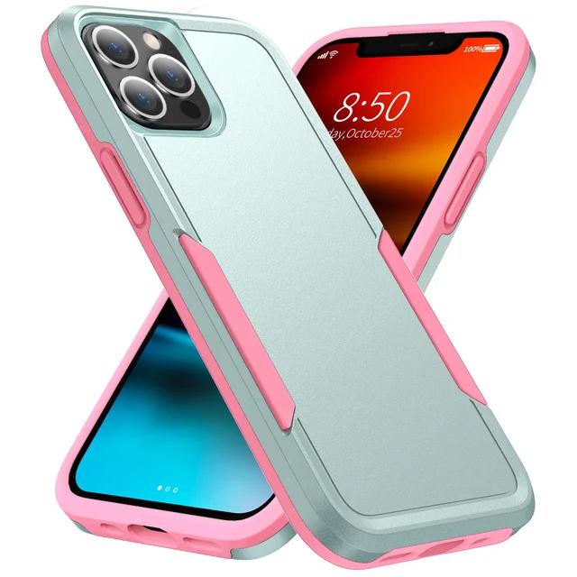 Hybrid Heavy Duty Armor for IPhone 16 Pro Max 15 14 13 12 11 XR XS 7 8 Plus Otter Case Box Hard Full Protection Military Shockproof Cover