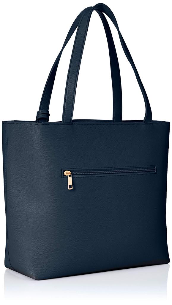 Porta Fortuna Tote Bag with Fringe Tassels, B5 Size, 4453, Navy