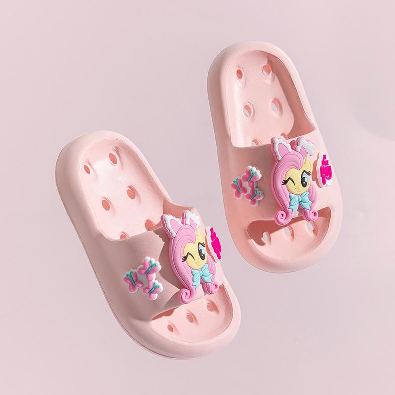My Little Pony Girls' Summer Flip-Flops: Non-Slip, Outdoor & Bathroom Sandals