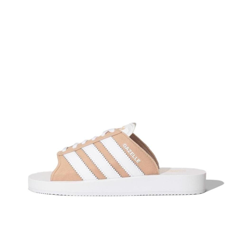 Adidas Gazelle Badeschuhe Magic Beige Unisex Sneaker Creme Schuhwerk-Weiß JQ7422 38 beige