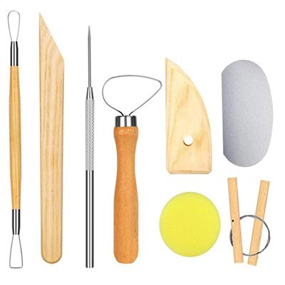 8Pcs/set Clay Tools, Carving and Modeling Tools, Drawing Hand-made Tools, Wood Pottery Clay Sculptures