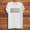 Rainbow Laser Sword Design Funny Geek T Shirt,Men White Casual Short Sleeve O-neck Tshirt,Print