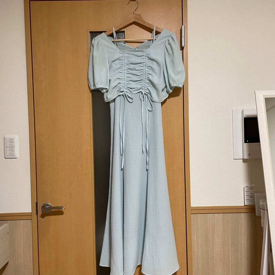 Good condition earth music&ecology light blue cami dress