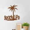 Beach Life Palm Tree Metal Wall Art Home Decor Tropical Metal Palm Tree Wall Decor Beach Theme Beach Theme Decor Cutout Art